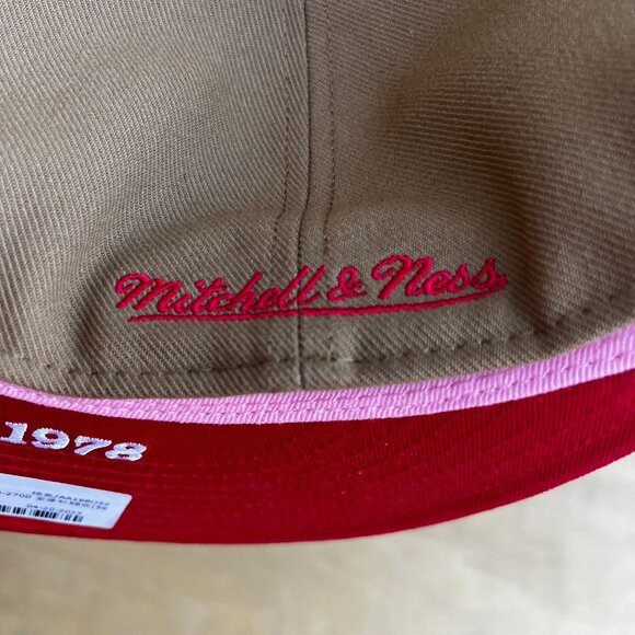 MITCHELL & NESS TOPPS NEW YORK YANKEES FITTED 7 3/8 HAT Structured NEW - Picture 4 of 6